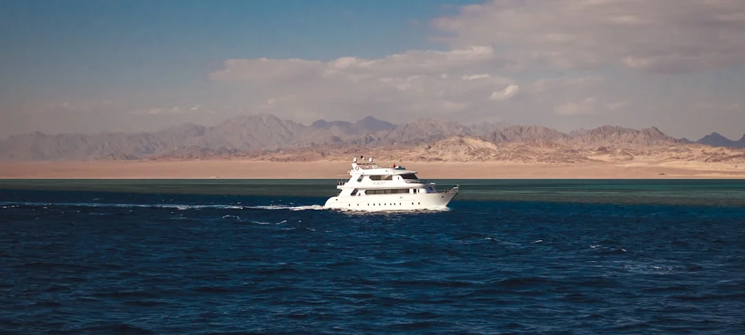 Marina and boats in Sharm El Sheikh along the Red Sea coast