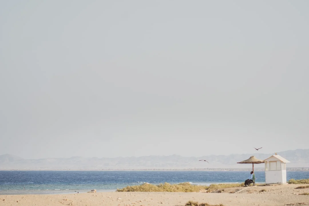Basic snorkeling gear set including mask, fins, and a dry bag for jetty walks