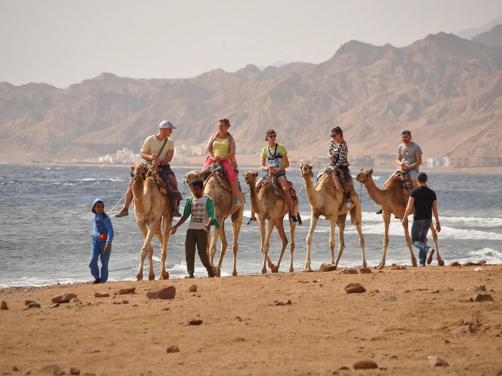 Blue Hole and Dahab City from Sharm El Sheikh