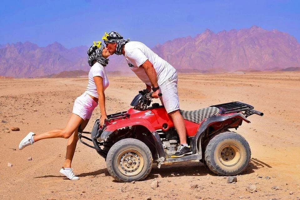 Hurghada: Private Quad Bike Desert Safari Tour
