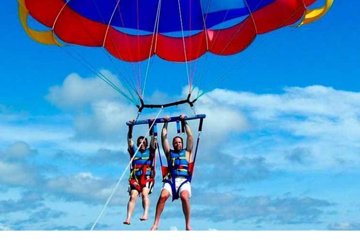 Sea Fun: Glass Bottom Boat, Tube Ride & Parasailing, Sharm El Sheikh - Image 1