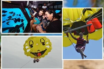 Hurghada Adventure: Panorama Semi-Submarine Snorkeling & Parasailing Experience