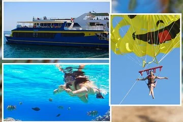 Conquest Semi-Submarine, Snorkeling Trip & Parasailing - Hurghada