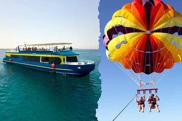 Explore Hurghada: Semi-Submarine, Snorkeling & Parasailing Adventure