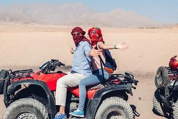 3 Hours Private quad adventure trip & Ride Camel From Hurghada