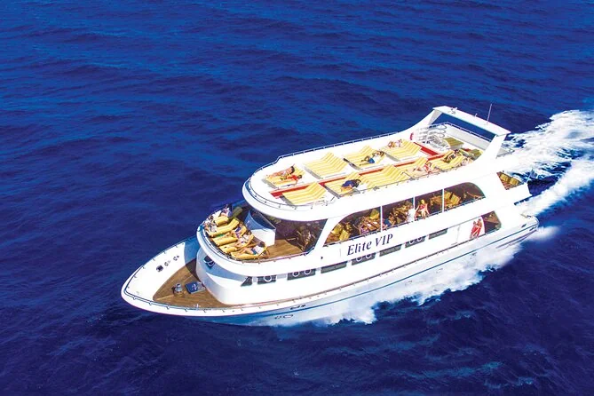 Elite VIP Cruise Hurghada – Luxury Red Sea Experience with Seafood & BBQ Buffet