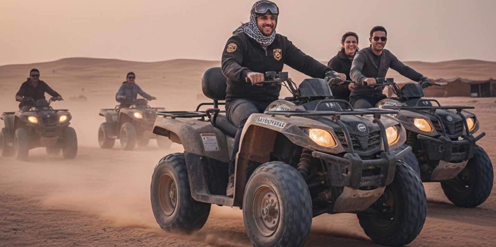 Hurghada: Desert Quad, Camel, Dinner & Stargazing